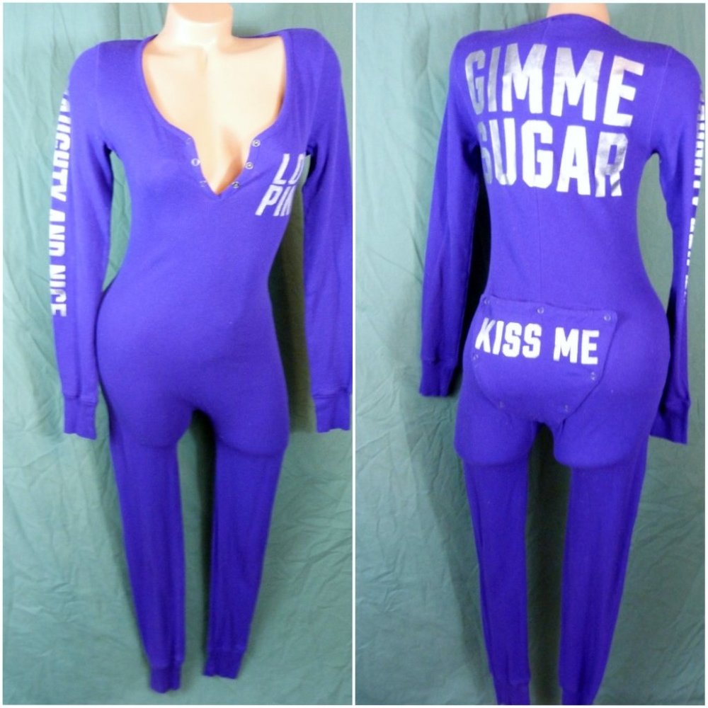 Victoria Secret Pink Thermal Medium Long Jane Gimme Sugar
